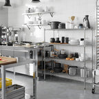 18" Deep x 48" Wide x 54" Height Wire Shelving Kit | 4-Tier | NSF Commercial Storage Rack Unit