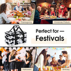 Double Insulated Casserole Carrier, Portable Casserole Carrier for Hot or Cold Food Lunch Tote Warmer or Cooler Bag, Lasagna Lunch Bag for Potluck Parties- Fits 9" x 13" Baking Dish-Cow Pattern