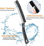 3Pcs Hard-bristled Crevice Cleaning Brush, Multifunctional Thin Gap Scrub Brush, Bathroom Cleaner Tools for Household Use, Kitchen, Window, Toilet, Grout, Faucets, Car