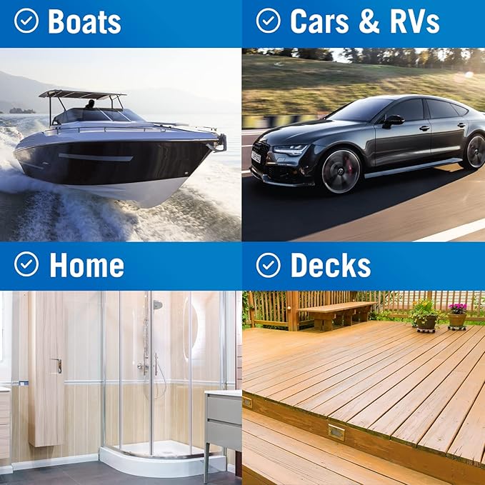 Stiff Hand Scrub Brush, Short Handle Heavy Duty Tire and Wheel Cleaning Tool, Outdoor Boat Scrubber with Handle, Carpet Cleaner, All-Purpose Cleaning Brush