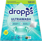 Dropps UltraWash Dishwasher Pods, Lemon Citrus (120 Count) - Biobased Power Deep Clean Dishwasher Detergent Tablets for Sparkling Shiny Dishes - No Rinse Aid or Pre-Wash Needed - Dishwashing Pods