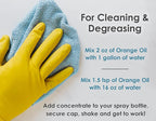 Cold Pressed Orange Oil Concentrate |12-ounce Professional Grade All-Purpose Citrus Cleaner, Degreaser & Pet Odor Eliminator Blend | Dilutes to 6 Gallons of Finished Product | Home and Outdoor Use