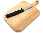 MATTSTONE HILL Kitchen Paring Knife - 3 Inch, Slim Blade, Premium Stainless Steel, Semi Soft Black Handle