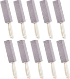 Honoson Pumice Stones for Cleaning with Handle Pumice Sticks for Removing Toilet Bowl Ring, Bath, Household, Kitchen(10 Packs)