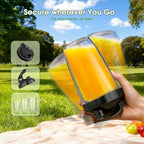 Smoothie Blender Maker 25000RPM Personal Blender for Shakes and Smoothies with 37oz 32oz 23oz Portable Cups Countertop blenders for kitchen, Frozen Drinks, Milkshake, Juice, Ice Crushing, Nuts