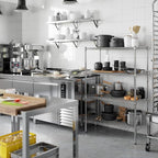 18" Deep x 36" Wide x 54" Height Wire Shelving Kit | 4-Tier | NSF Commercial Storage Rack Unit