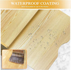 6 Tier Wooden Cabinet Tray Dividers, Kitchen Vertical Tray Divider Organizer, Storing pans, Baking trays, Cutting Board