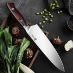DDF iohEF Chef Knife Sharp Kitchen Knife 8 inch Japanese Stainless Steel Professional Cutting Knife Ultra-sharp Chef's Cooking Knife with Non-slip Ergonomic Handle and Gift Box