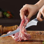 HOSHANHO BBQ Carving Knife Set, Brisket Slicing & Boning Knife for Meat Cutting, Professional Ultra Sharp Butcher Carving Knife in Japanese High Carbon Steel