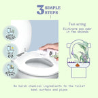 Clean-n-Fresh Toilet Spray, Poop Spray Eucalyptus Scent, 100% Natural Plant Essential Oil Bathroom Air Fresheners Spray, 400 Plus Uses, Long Lasting Odor Eliminator, 2 Pack