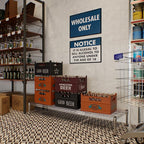 18" Deep x 60" Wide x 8" Height Wire Shelving Kit | 1-Tier | NSF Commercial Storage Rack Unit