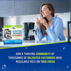 True Fresh Coffee Machine Descaler & Cleaner Tablets - 24 Count, Uses for Keurig, Breville, Miele, Delonghi, Ninja, Nespresso, Coffee Maker Pot cleaning Tabs, Descale Drip Coffee & Espresso Machines