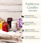 Paddywax Scented Candles Relish Collection Soy Wax Artisan Candle in Glass Jar with Lid, 9.5-Ounce, Lavender + Thyme