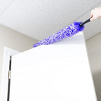 Fuller Brush Furry Wand Duster - 30" Netted Fiber Cleaner - Bendable Hand Sweeper Cleans Dust Dirt Lint & Cobwebs on Window Blinds Shelves Counters & More