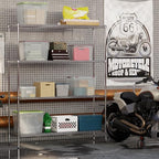 18" Deep x 60" Wide x 74" Height Wire Shelving Kit | 4-Tier | NSF Commercial Storage Rack Unit