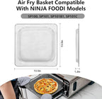 Stainless Steel Air Fryer Basket Compatible with Ninja Foodi SP100, FT102, SP102, SP101, SP101C 8-in-1 Digital Air Fry Oven