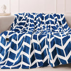 VENTIMI Electric Blanket Heated Throw, 72" x 84" Heated Blanket with 9 Heat Levels & 2 to 10 Hours Auto Off, Fast Heating Blankets with ETL & FCC Certification, Navy