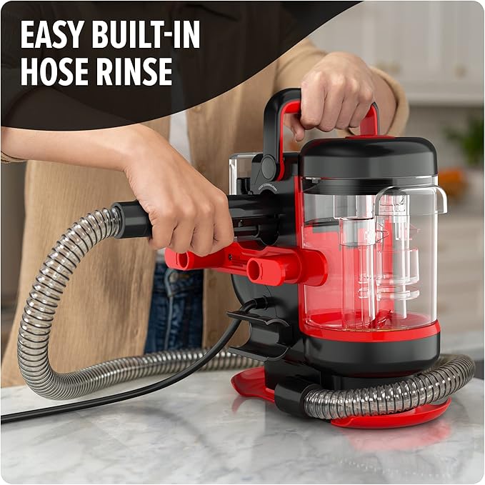Dirt Devil Portable Spot Cleaner Machine for Carpet and Upholstery, Powerful Suction Spot Cleaning Machine with Versatile Tools, Pair with Dirt Devil Portable Spot Cleaner Solution