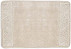 Zahari Home Rose Vine Bathroom Rug Luxury Bath Rug Washable Beautiful Shower Mat Unique Design Stylish Beige Bath Bath Rug Shower Tub Decor
