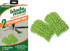 Blade Maid Microfiber Ceiling Fan Blade Cleaner Pads | Reusable Duster Replacement Pads for Blade Maid with Extendable Pole, Wall Duster, Removes Cobwebs | Size 4.9" x 7.7" (Pack of 2)