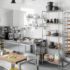 14" Deep x 30" Wide x 86" Height Wire Shelving Kit | 5-Tier | NSF Commercial Storage Rack Unit