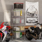 21" Deep x 24" Wide x 74" Height Wire Shelving Kit | 5-Tier | NSF Commercial Storage Rack Unit