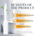 Toilet Cleaner Hard Water Build up Remover with Ergonomic Handle,Toilet Bowl Stain Ring Remover,