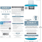 Unique Scrub-It RV Toilet Bowl Cleaner Liquid - Helps Remove Stink, Stains and Debris - Safe on All Toilet Types (24 oz)