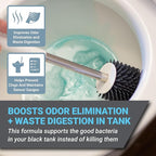 Unique Scrub-It RV Toilet Bowl Cleaner Liquid - Helps Remove Stink, Stains and Debris - Safe on All Toilet Types (24 oz)