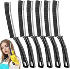 6Pcs Hard-bristled Crevice Cleaning Brush, Multifunctional Thin Gap Scrub Brush, Bathroom Cleaner Tools for Household Use, Kitchen, Window, Toilet, Grout, Faucets, Car