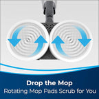BISSELL Spinwave Cordless Hard Floor Expert Spin Mop Cleaner 18V with washable mop pads for sealed hard floors