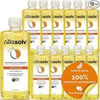 Citra Solv Concentrated Household Cleaner & Degreaser -Valencia Orange Scent 8 fl oz Safe, Effective, and Versatile Cleaning Solution, Natural Ingredients Non Toxic,Biodegradable, Made in USA (12)