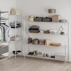 18" Deep x 72" Wide x 64" Height Wire Shelving Kit | 4-Tier | NSF Commercial Storage Rack Unit