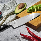 Kitory Damascus Santoku Knife 7", for bigger or larger hands, Kitchen Knife with VG10 67 Layers Super Steel- Black G10 Handle-Gift Box Included, 2024 Gifts For Women and Men