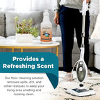 Steam & Go Demineralized Water for Steam Cleaner - PVC-Free Floor Cleaning Solution Compatible for All Steam Mops - Multi-Surface Cleaner for Home Surfaces - Tropical Bloom Scent, 32 oz (Pack of 12)