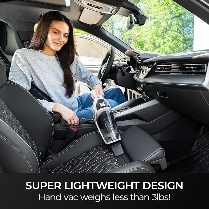 Kenmore 200 Series DS2000 Cordless Stick Vacuum Lightweight Cleaner 2-Speed Power Suction LED Headlight 2-in-1 Handheld for Hardwood Floor, Carpet & Pet Hair