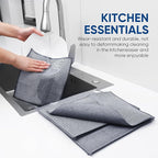 Forggon10 Pcs New Upgrade 2-Layer Non Scratch Wire Dishcloth,Wire Dishwashing Rag, Non-Scratch Wire Dishwashing Rags for Wet and Dry, Kitchen Cleaning Dish Rags for Cookware,Sinks, Dishes,Stove