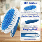 PHYEX Scrub Brush, 2 Pack Household Cleaning Brushes with Stiff Bristles, Scrubbing Brush for Carpet, Shower, Bathtub, Kitchen, Pool Tile, Bathroom Scrubber