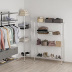 14" Deep x 48" Wide x 64" Height Wire Shelving Kit | 4-Tier | NSF Commercial Storage Rack Unit
