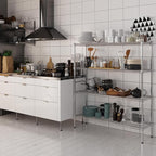 14" Deep x 48" Wide x 54" Height Wire Shelving Kit | 4-Tier | NSF Commercial Storage Rack Unit