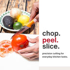 Zyliss Utility Kitchen Knives with Sheath Covers - Dishwasher Safe - Stainless Steel Kitchen Knives Perfect for Cutting Meat, Vegetables & Fruit - 3 Piece Paring Set