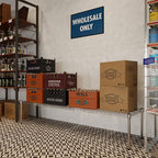 18" Deep x 72" Wide x 14" Height Wire Shelving Kit | 1-Tier | NSF Commercial Storage Rack Unit