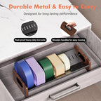 Expandable Food Container Lid Holder Organizer, Adjustable 13.97-22 Inch V-Shaped Kitchen Cabinet Storage Rack with 20 Slots & 6 Adjustable Dividers for Lids, Cutting Boards, Baking Pans