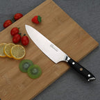 Qin Dynasty Series Chef Knife Pro Kitchen Knife 8 Inch Chef's knife High Carbon Damascus Steel Sharp paring knife with Ergonomic Handle