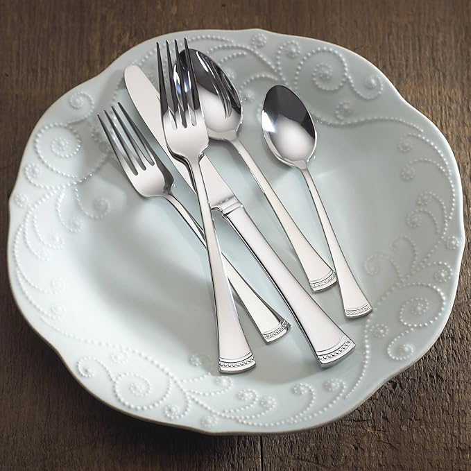 Lenox 896631 Portola Mirror 20-Piece Flatware Set, Service For 4