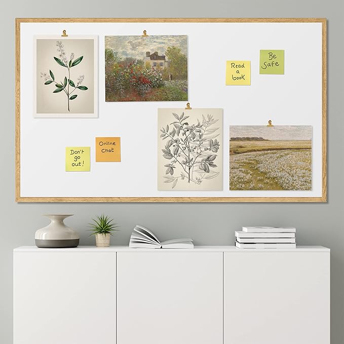 SIGNWIN Poster Bathroom Decor 11"x14"x 4, Wall Art Room Decor Multicolor for Living Room, Bedroom, Office Autumn Spring Rustic Flower Landscape Classic Vintage Retro Illustrations