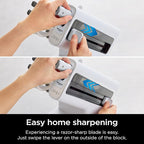 Ninja K12007WHBN NeverDull 7-Piece Prep Knife System, Essential, High Carbon Stainless Steel, Built-in Sharpener, White