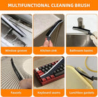 3Pcs Hard-bristled Crevice Cleaning Brush, Multifunctional Thin Gap Scrub Brush, Bathroom Cleaner Tools for Household Use, Kitchen, Window, Toilet, Grout, Faucets, Car