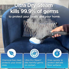 Euroflex Vapour Pro 20-Piece Steam Mop with Built-In All-in-One Portable Steam Cleaner; Ranked #1 by Good Housekeeping; 295°F & 50 PSI; Kills 99.9% Bacteria & Viruses (H1N1); 5-Year Warranty