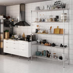 18" Deep x 60" Wide x 86" Height Wire Shelving Kit | 5-Tier | NSF Commercial Storage Rack Unit